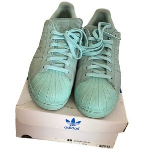 Size 11 - adidas Superstar RT Aqua